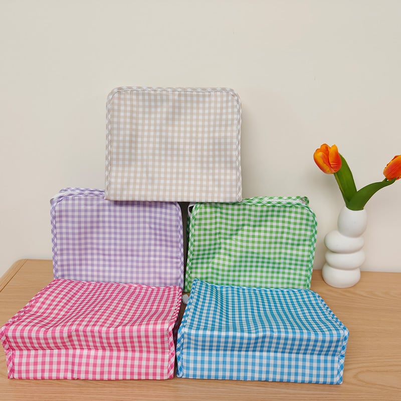 Gingham Accessory Bags
