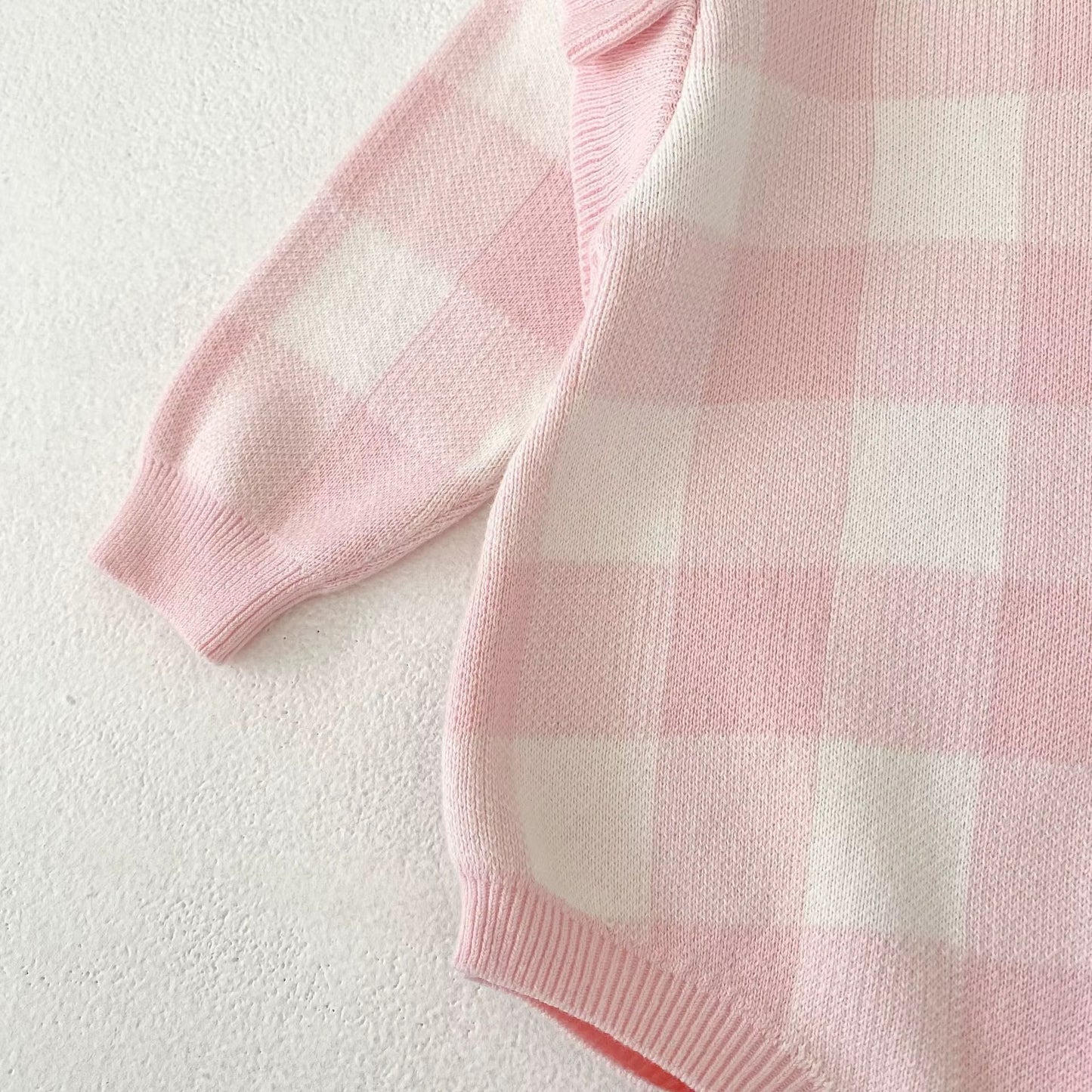 Gingham Sweater Bubbles