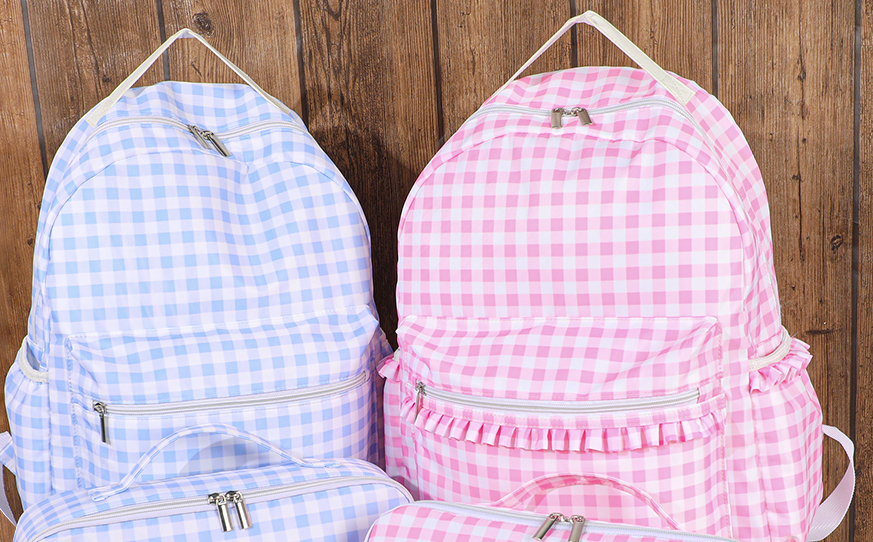 Gingham Backpacks