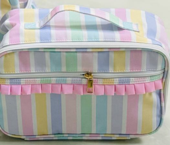 Pastel Striped Lunchboxes