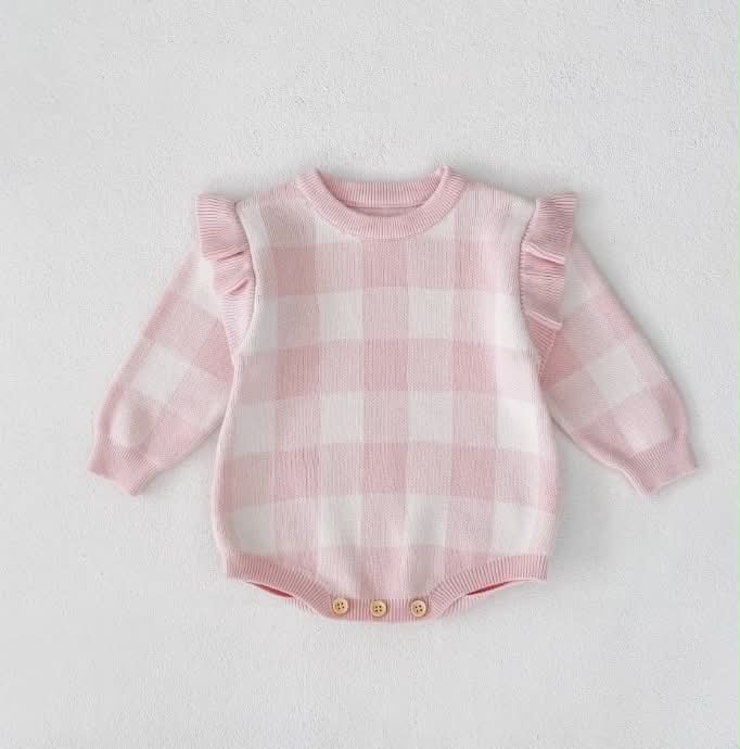 Gingham Sweater Bubbles