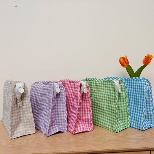 Gingham Accessory Bags