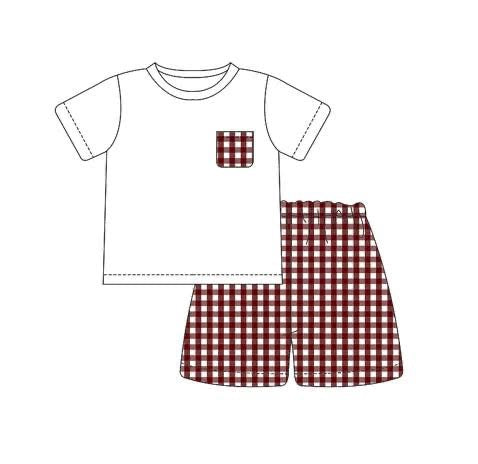gingham short sets