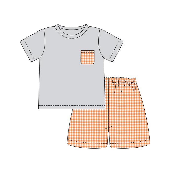 gingham short sets