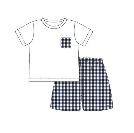 gingham short sets