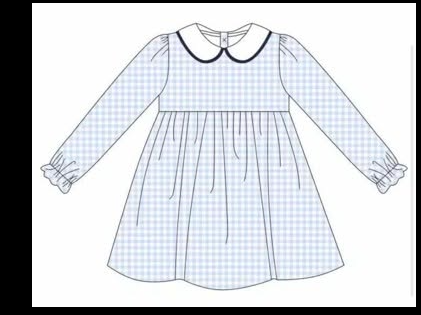Blue Gingham Dresses